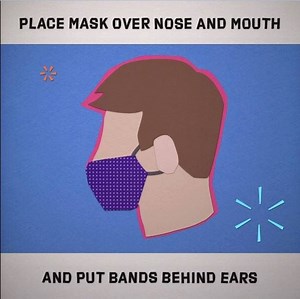 D.I.Y face masks! It’s so important to protect yourself and others. Make your own mask using common household items in a few steps. For more details please visit bit.ly/2xTg2qi. Stay safe, stay protected 😷💙 #Skechers | SKECHERS