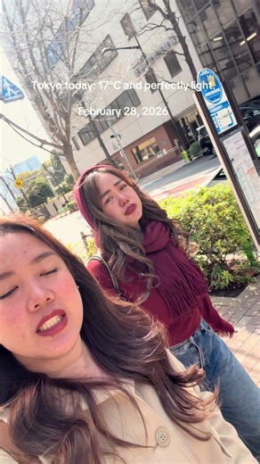 Tokyo weather update: 17°C and just right. #japan #weather #tokyo #travel #fyp