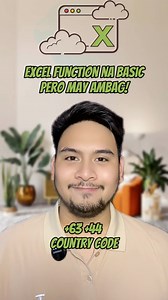 20K views · 465 reactions | Excel function na basic pero may ambag! #kaalam00 #exceltip #Excel #education | John Mark G. Ureta | Facebook