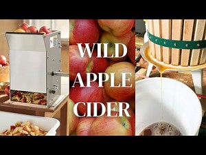 Homemade Fresh Apple Cider - Grinding, Pressing, Fermenting