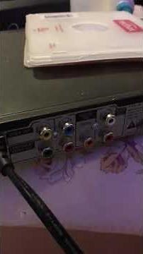 How to (straight forward) hook up(yellow,red,white) av only dvd to (green,blue,red)component only tv
