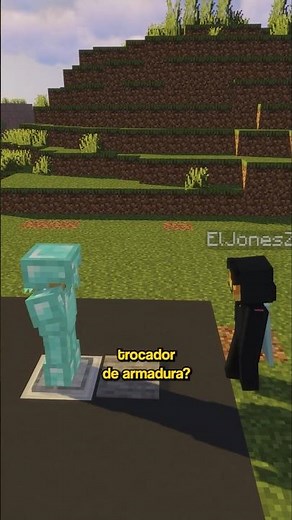 Trocador de Armadura Fácil de Fazer pro seu Mundo No Minecraft #youtubeshorts #minecraft