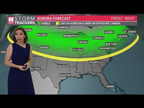 Brilliant display of northern lights possible tonight in US | Will any be visible in Georgia?