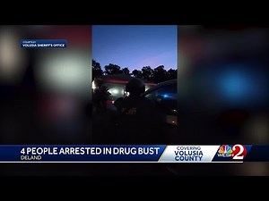 4 people arrested in Volusia County drug bust