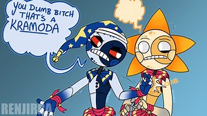 Van on Instagram: "it's their first time seeing Monty. shh #fnaffanart #fnafsecuritybreach #chibi #daycareattendantfnaf #moondrop #sundrop #fnafsundrop #fnafmoondrop #fnafsun #fnafmoon #fnafcomic #ipadart #digitalart #video #animated #vine #memes #shitpost #montgomerygator"