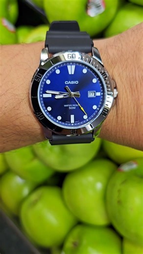Casio MTP-VD01 Blue Dial⌚😏