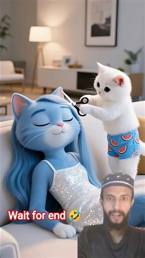 Cat funny video 🤣😂 #shorts #lovestory #comedy