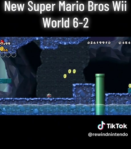 Explore New Super Mario Bros Wii World 6-2 Gameplay