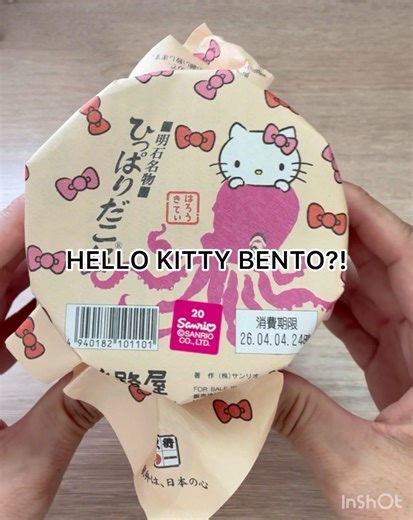 $11 Hello Kitty Ekiben 🍱 Octopus Bento in a Ceramic Pot (Japan 🇯🇵)