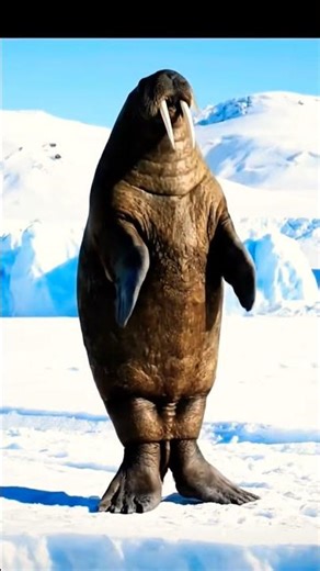 Hilarious Dancing Walrus. #northpole #comedy #walrus #disco#dancevideo