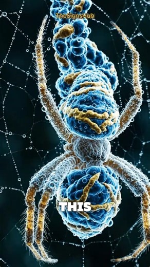"Stronger Than Steel? The Spider's Secret 🕷️🏗️" #shorts #shortsvideo #viral #sciencefacts
