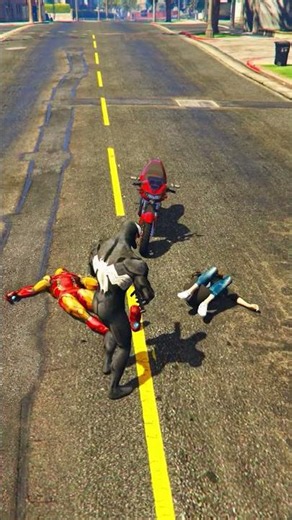 iron baby save ironman#gta #gta5mods #spiderman #shortsfeed #ironman