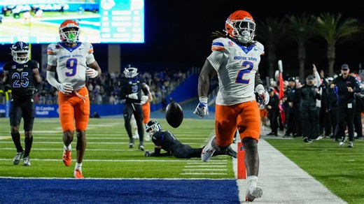 Ashton Jeanty runs for 159 yards and 3 TDs as No. 13 Boise State beats San Jose State 42-21