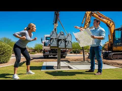 HOA Built a Mailbox Cluster on My Property, Post Office Relocated It After I Showed Them My Survey!
