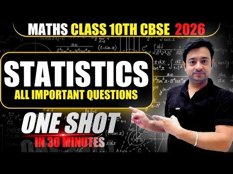 Class 10 Maths Statistics | All Important Questions One Shot | Most Expected Board Questions 2025