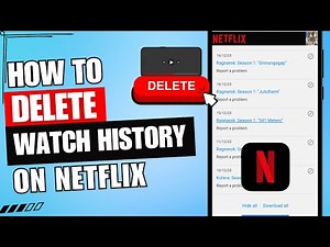 How to Delete Watch History on Netflix | Clear Netflix Watch History | Remove Netflix Watch History