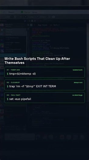 Your Bash Scripts Need This Cleanup Trick 🧹