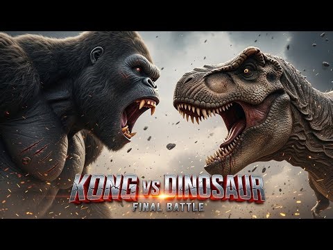 KING KONG vs DINOSAUR 😱 | Final Battle | Ultra Real Monster Fight l