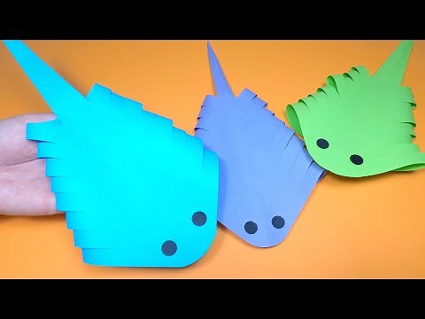 Moving Paper Fish Stingray | Paper Craft for Kids
