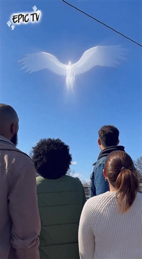 Mysterious Angel Sighting in the Sky