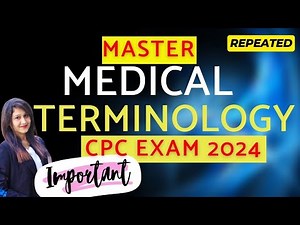 Mastering Medical Terminology for the CPC Exam: Prefixes, Suffixes, and Body Planes Explained!