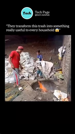 Tech page | They transform this trash into something truly useful for every household by recycling and reprocessing waste into practical, everyday... | Instagram