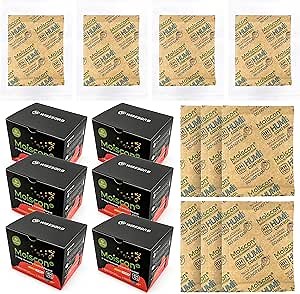 75% RH 8 Gram 90 Pack Two-Way Humidity Control Packs for Storing Up to 5 Items, Size 8 Moisture Control Packets Individually Wrapped for Small Non-Plastic Travel Cases