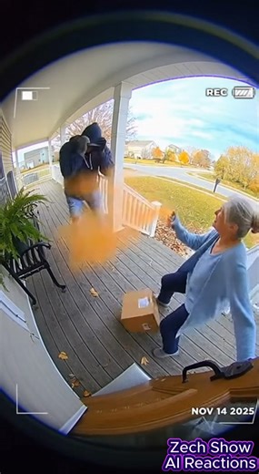 808K views · 6.6K reactions | granny teaches package thief a lesson #AI | Zech Show | Facebook