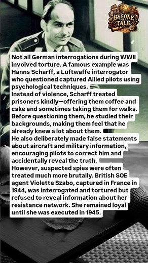 How did German soldiers interrogate captured Allied soldiers during WWII?