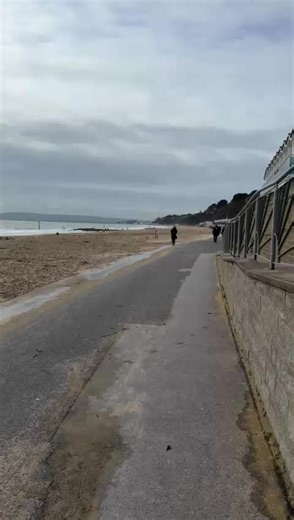 Morning walk at Branksome Beach in Dorset UK. #beaches #beachwalk #beachlife #beachvibes #beachwaves