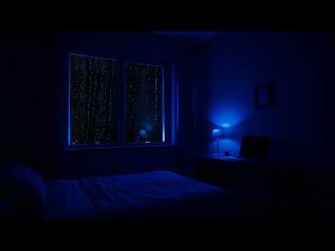 Perfect Rain Sound • Cozy Blue Window Ambience for Sleep, Study & Deep Work - Relaxation