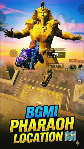 BGMI PHARAOH RISE! 👑 Secret Location Unlocked 🗺️ #bgmi #shorts