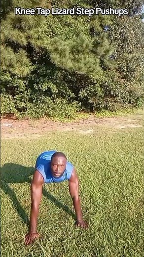knee Tap lizard step pushups #fitness #exercise #workout #foryou