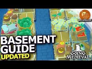 🍓How to prevent Food rotting at high Temperature by building a Basement with ice in Going Medieval