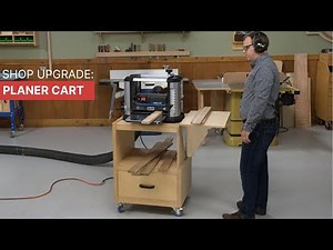 Upgrade Your Planer Cart With Handy Built-in Features!