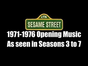 Sesame Street 1971-1975 Opening Music (Full, Complete)