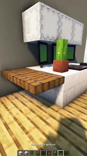 Best Gaming Setup in Minecraft — Tiny Desk Build 🎮✨