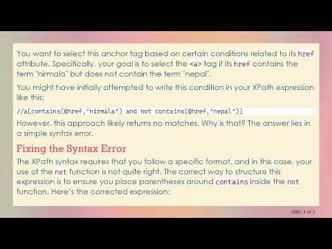 How to Use contains and not contains in a Single XPath Expression