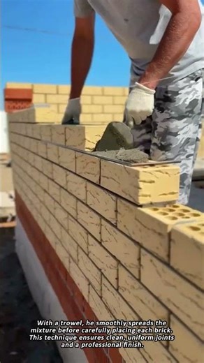 How a Simple Tool Creates a Perfect Brick Wall