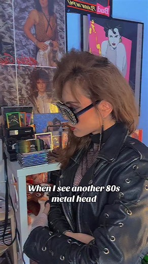 Finding my tribe of ‘80s metalheads, one riff at a time. 🤘🎸 . #80s #aesthetic #vintage #retro #1980s #vintagefashion #80sstyle #80shair #vintagestyle #nostalgia #glammetal #explorepage #retrostyle #80sfashion #vanhalen | cantbuyme80s