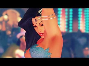 Lingerie Blue Laura VS Micro Bikini Swimsuit Karin Street Fighter V PC Mods