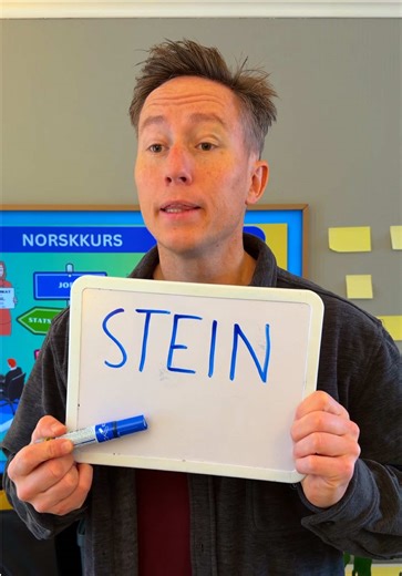 Norsk er for spesielt interesserte💀🇳🇴 Stein, bein…protæin?🤯 #norskkurs #humor #norsk #norskhumor #språk
