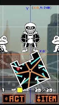 QU! UNDERTALE ENGINE Fdy bones test #fangame #undertale #8889 #sans #scratch #deltarune #undertaleau