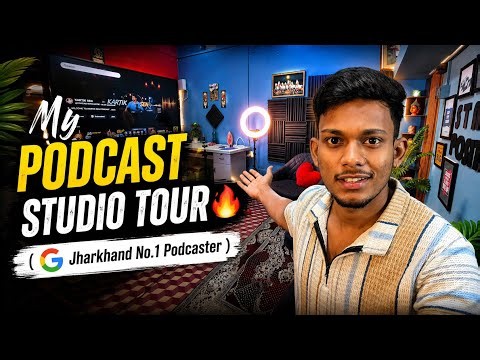 My Podcast Studio Tour 🔥 | Jharkhand No.1 Podcaster Setup 😱 | Kartik Sen