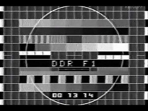 Настроечная таблица Erstes Programm (1986-1989)