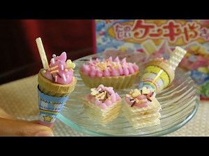 Kracie Popin' Cookin' renewal ice cream and cake DIY candy