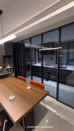 𝐃𝐄𝐋𝐇𝐈 𝐆𝐋𝐀𝐒𝐒 𝐒𝐓𝐔𝐃𝐈𝐎 on Instagram: "Discover the ultimate solution for open-plan living with this innovative "Hidden Partition" design! 🏠 Boasting a sleek, black profile 🖤, It Effectively Separates Spaces While Maintaining A Sense Of Openness. Key Benefits Include: Our Slim-Frame Telescopic Glass Partition Offers The Perfect Balance Between An Open-Concept Feel And Functional Separation. When Not In use, it tucks away into a hidden pocket, leaving your space completely seamless. 