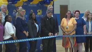 ‘It's so exciting’: Sacred Heart School has ribbon cutting for new building with STEM in mind