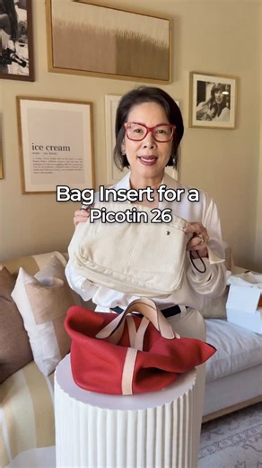 Did you know? The Hermès 25 bag insert fits perfectly inside a Picotin 26 🧡 A snug fit that keeps the shape beautifully while protecting the interior. | Trudi Yip