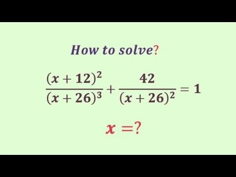 A Mind-Blowing Algebra mathematics Equation | Olympiad Question | can you solve ? | x=?